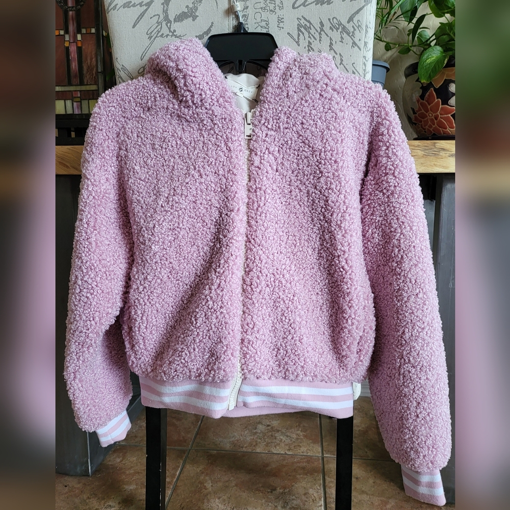 Girls Cozy Pink Kids Jacket (S)